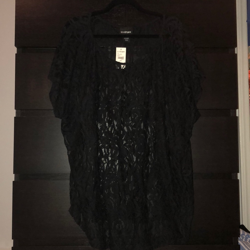 All over lace blouse NWT